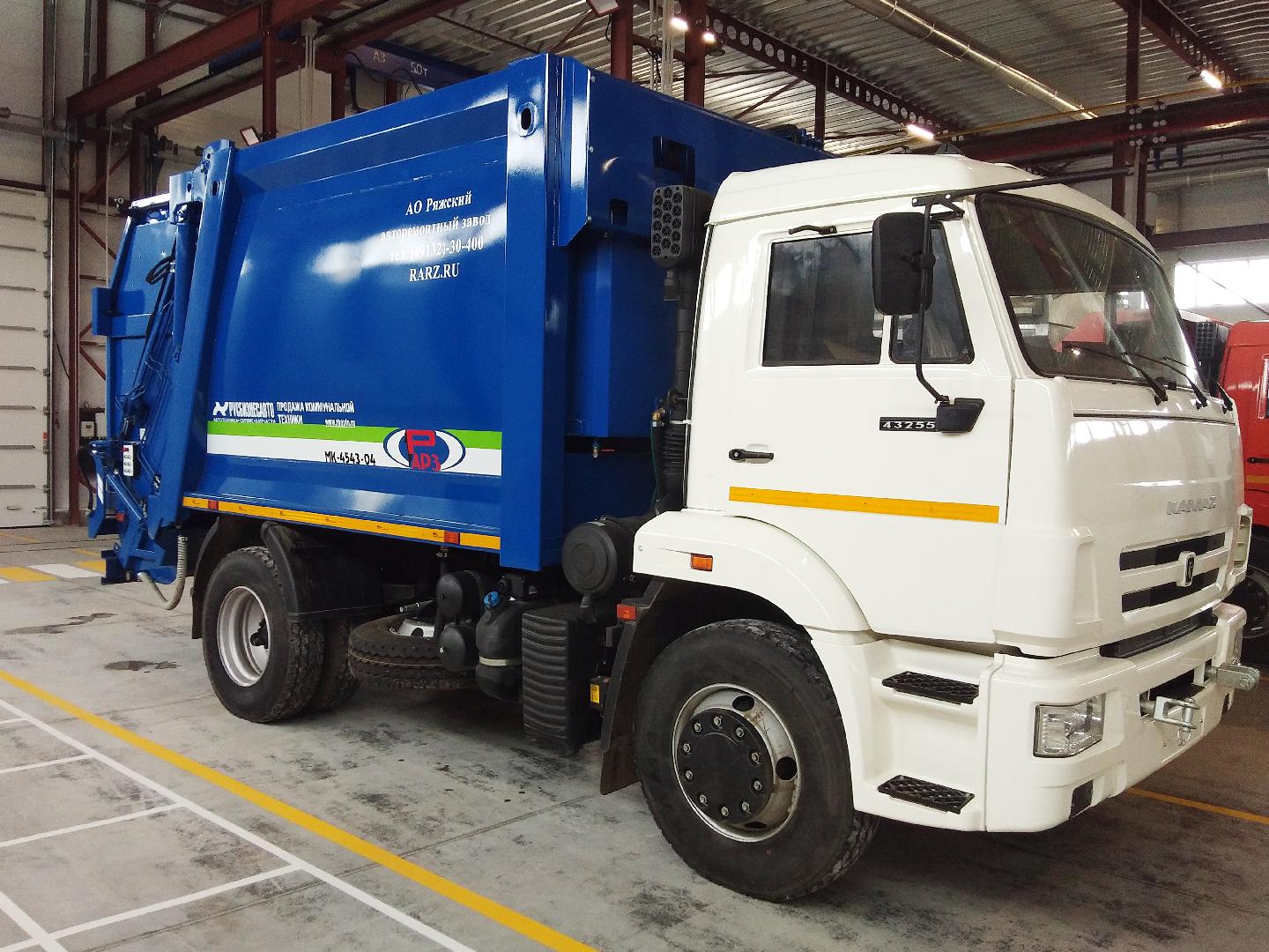 Изображение к статье ««Русбизнесавто» совместно с РАРЗ представила новую модель мусоровоза МК-4543-04 »