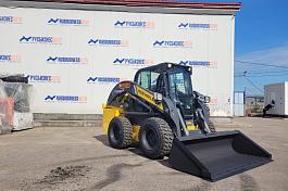 Мини-погрузчик New Holland L323 б/у (2021 г.в. 1 468 м/ч)(Вилы+ковш+щётка)
