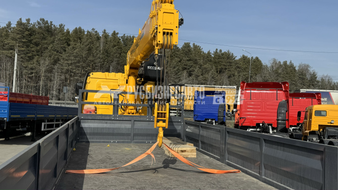 Купить КМУ FAW 3250 (6*4, 390л.с., Евро-5) + SOOSAN SCS736LII верх.упр. + борт сталь 8,0м. АМ в компании Русбизнесавто - изображение 5