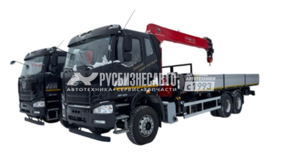 Купить КМУ FAW 3250 (6*4, 390л.с., Евро-5) + HORYONG HRS216 верх.упр. + борт алюминий 7,8м. в компании Русбизнесавто - изображение 1