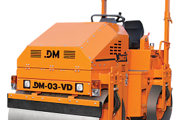 Каток тротуарный двухвальцовый ZDM-03-VD (масса 3 т., шир. вальца 1,2 м)