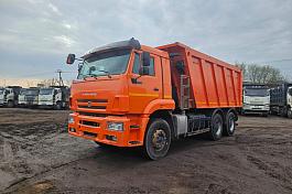 КАМАЗ 6520-53 самосвал б/у (2022 г., 22 397 км.)(7066) - Новая резина.