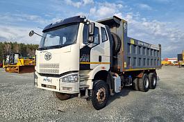 Самосвал FAW J6 (6x4) б/у (2022 г., 49 219 км.)(6208) новая резина з.ось