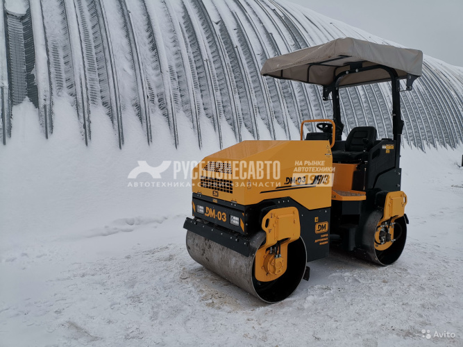 Купить Каток тротуарный двухвальцовый ZDM-03-VD (масса 3 т., шир. вальца 1,2 м) в компании Русбизнесавто - изображение 1